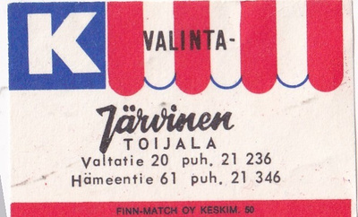 Toijala, K Valinta Järvinen     b577