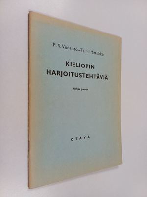 P. S. Vuoristo : Kieliopin harjoitustehtäviä