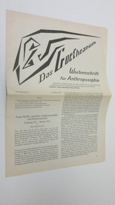 Martin (red.) Barkhoff : Das Goetheanum nr. 6/1987 : Woch...