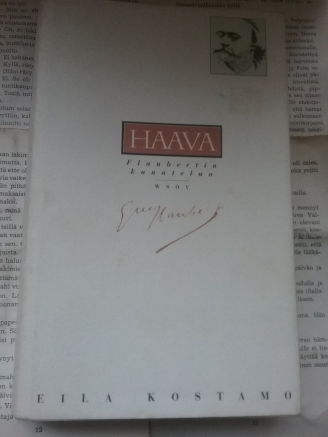 Eila Kostamo - Haava: Flaubertin kuuntelua (sid.)