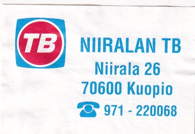 Kuopio. Niiralan TB,      s10/3
