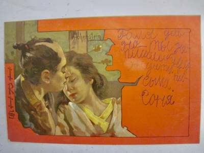 VANHA Postikortti Iris Adolf Hohenstein ennen 1905 Jugend