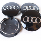 Audi vannekeskiöt – Kromi-Musta – 67mm (4kpl sar - pikkukuva 1
