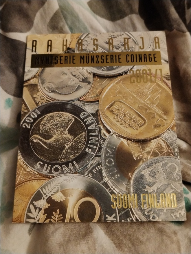 RAHASARJA 2001 I SISÄLTÄÄ RAHAKKEEN 1 MARKKA 1864 ( BU )
