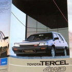 1983 Toyota Tercel 4WD esite - KUIN UUSI - 26 sivua - pikkukuva 1