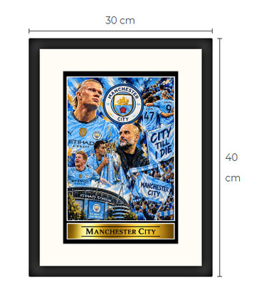 Uusi Manchester City Haaland art print Limited Edition