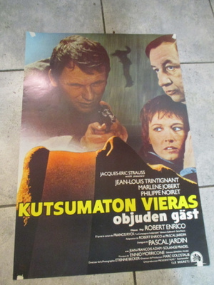 VANHA ELOKUVAJULISTE !! kutsumaton vieras