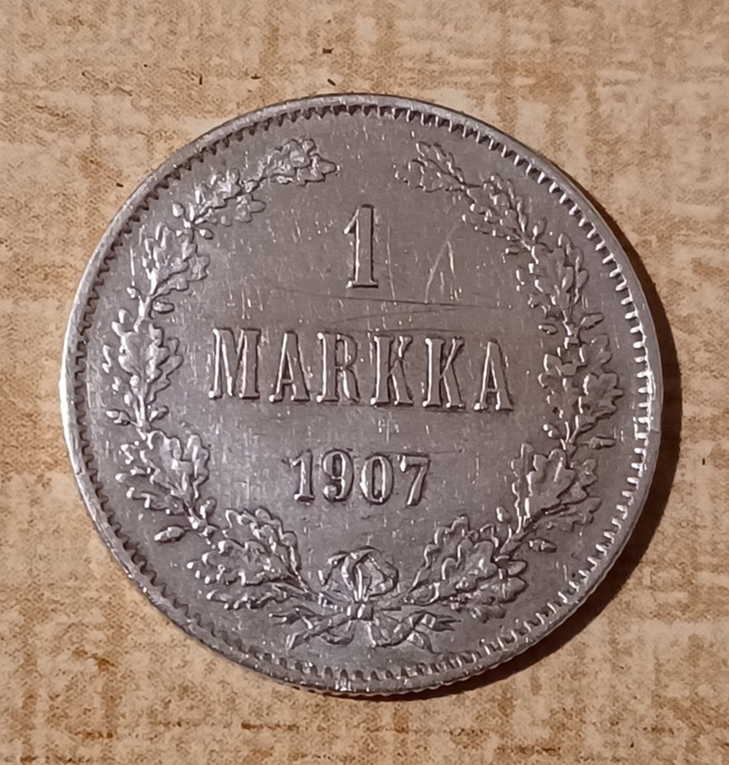 1 mk 1907 Hopea 868 KL 6 / 8