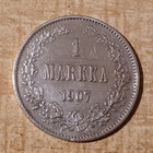 1 mk 1907 Hopea 868 KL 6 / 8 - pikkukuva 1