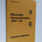Mäntsälän kansalaisopisto 11987-1988 : opinto-ohjelma - pikkukuva 1