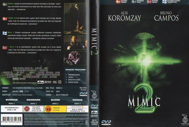 mimic 2	(3 559)	K	-FI-	DVD	nordic,		bruno campos	2001