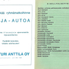 ARTTURI ANTTILA OY LINJA-AUTO AIKATAULUT 1.6.1971 ALKAEN HYV - pikkukuva 2