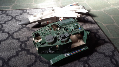 GI G.I. Joe Cobra Ghoststriker X-16 & Warthod Tank lelut