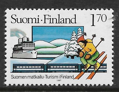 Suomen matkailu 1987 1,70mk (LAPE 1008) **