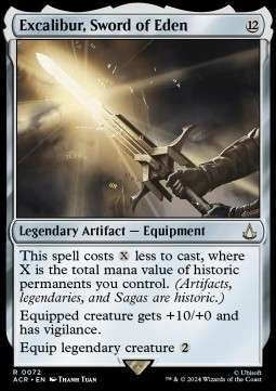 Magic the Gathering Excalibur, Sword of Eden