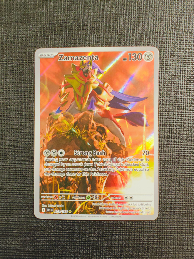 Zamazenta 201/182 Destined Rivals Illustration Rare