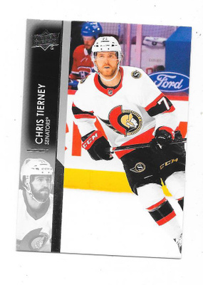 2022-23 Upper Deck  #131 Chris Tierney , Ottawa Senators