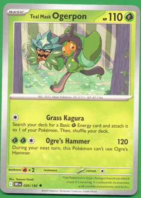 Pokémon Teal Mask Ogerpon