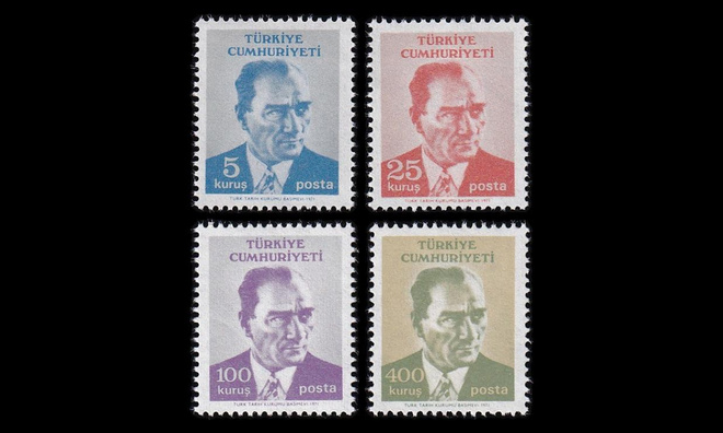 Turkki 2212-5 ** Käyttösarja Atatürk (1971)