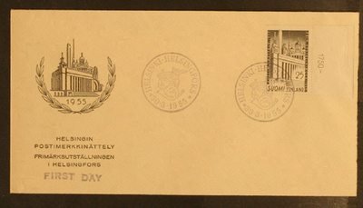 # 23548 # Postimerkkinäyttely 1955 FDC 30.3.1955
