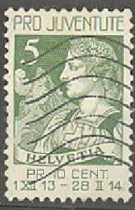 Sveitsi Mi 117 o