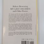 Robert Browning : My Last Duchess and Other Poems - pikkukuva 2