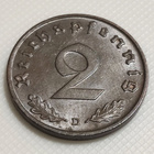 Saksa 2 Pfennig 1938D - pikkukuva 3