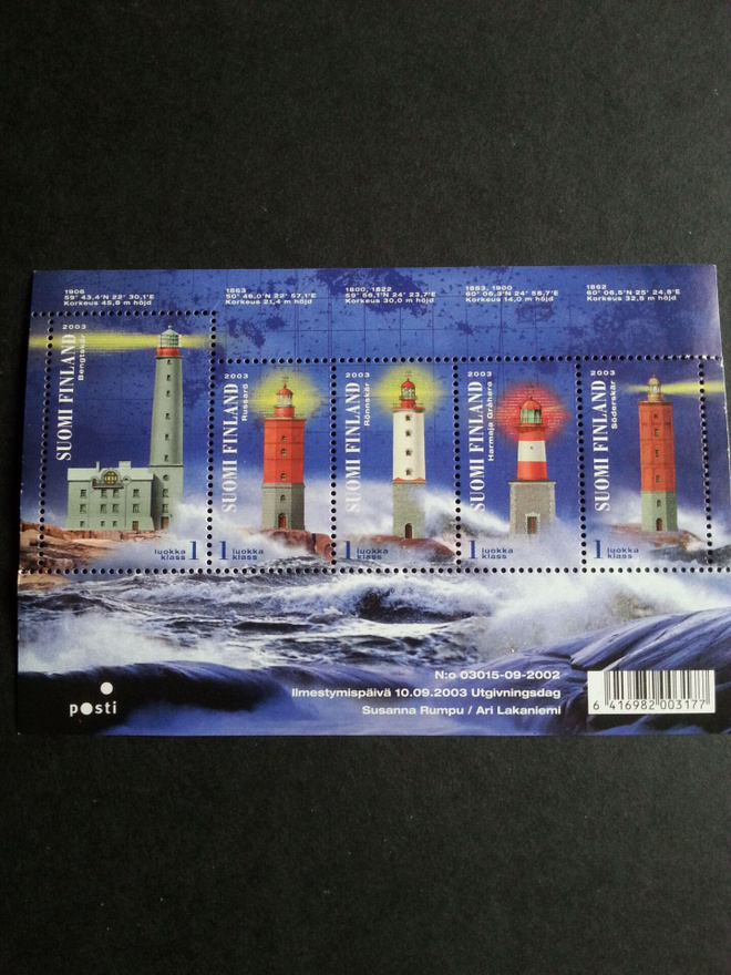 2003 Majakat , postituore pienoisarkki.