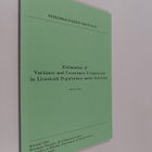 Jarmo Juga : Estimation of Variance and Covariance Compon... - pikkukuva 1