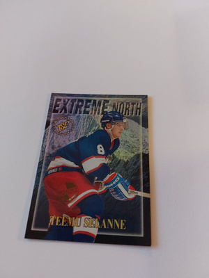 1995-96 Stadium Club Extreme North #2EN Teemu Selänne