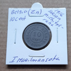 Belgia 10c (Zn) Saksan miehitysraha 1916 - pikkukuva 1