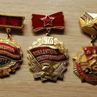 CCCP, merkki, mitalit, 3 kpl - pikkukuva 1