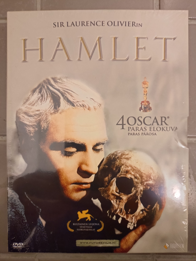 Hamlet (Laurence Olivier) uusi DVD