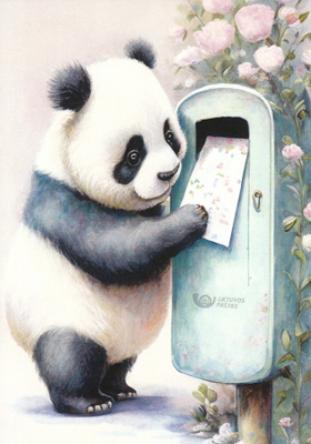 Panda postilaatikolla