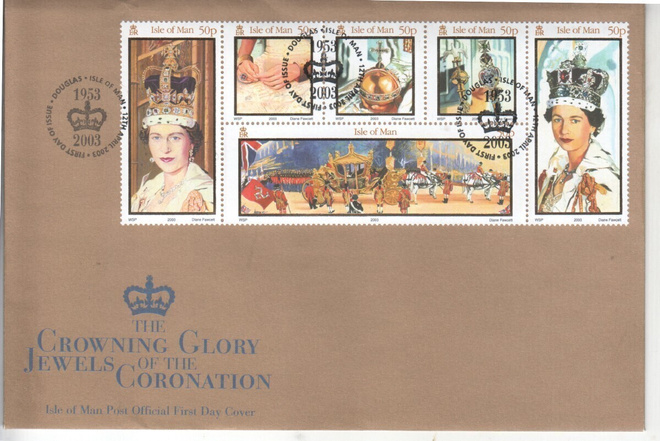 isle of Man  2003 Queen elisabet FDC