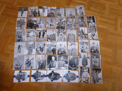 45 kpl Suomi militaria valokuvia