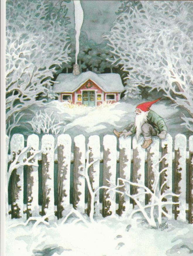 INGE LÖÖK - TONTTU ISTUU AIDALLA - 2