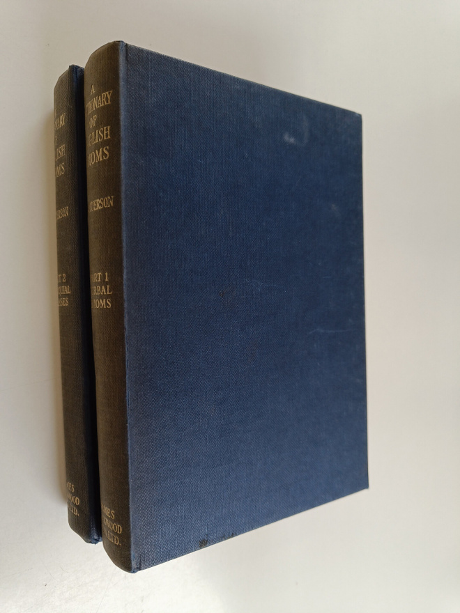 B. L. K. Henderson : A dictionary of english idioms 1-2