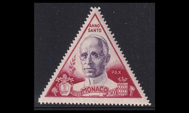 Monaco 430 ** Pyhä vuosi 50 C (1951)