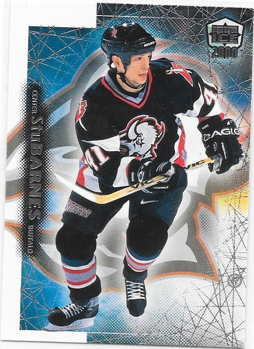 1999-00 Pacific Dynagon Ice #27 Stu Barnes Buffalo Sabres