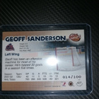 Geoff Sanderson 2002-03 Pacific complete red 427 - pikkukuva 2