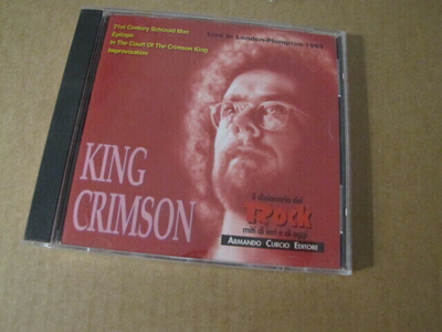 King Crimson live in London-Plumpton 1969 cd soittamaton