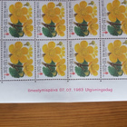 Postimerkkiarkki Tuberkuloosi 1983 - 1,30 + 0,30mk Rentukka - pikkukuva 2