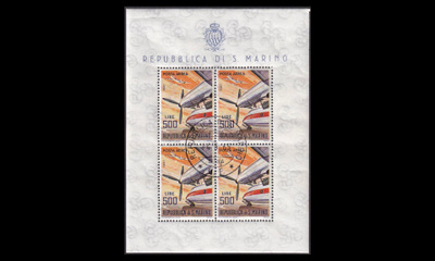 San Marino 829kb o Lentoposti lentokone (1965)