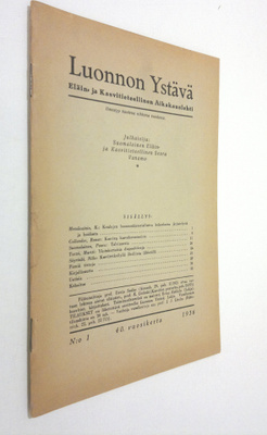 Luonnon ystävä n:o 1/1936