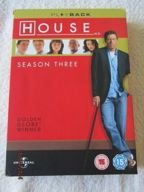 HOUSE (6 x DVD) SEASON THREE - 3. KAUSI