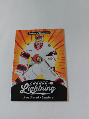 24-25 Parkhurst Champions Crease Lightning CL16 Linus Ulmark