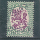 M17 1½ mk vihreä B hammaste W3 vesileima Lape 45€ - pikkukuva 1
