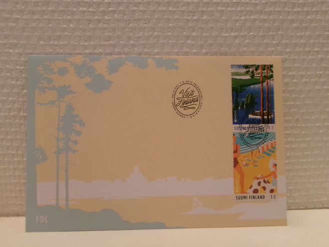 FDC- ensipäiväkuori - Visit Finland - 2012