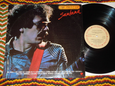SANTANA - The Best Of - LP 1983 Brazil rock EX